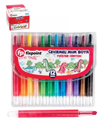 Fixpoint Twister Crayon Mum Boya Çevirmeli P-2114