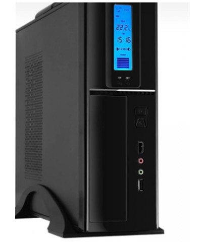 Frisby FC-S6040B USB 300W Matx Slim Tower Kulplu Kasa - Dijital Gösterge