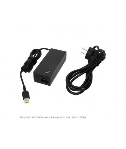 Frisby FPA-7234LE Notebook Adaptör (Lenovo) 20V 4.5A (Uç Boyutu : USB Pin)