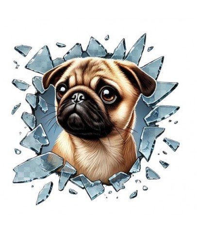 Fulcar French Bulldog Araç Stickerı