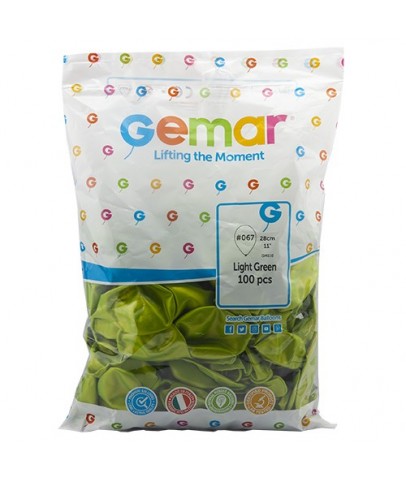 Gemar Metalik Balon Gm110 28Cm 100 Lü A.Yeşil 067