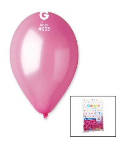 Gemar Metalik Balon Gm110 28Cm 100 Lü Pembe 033