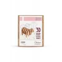 Giftölye 3D Ahşap Biblo Kuzu HB-009