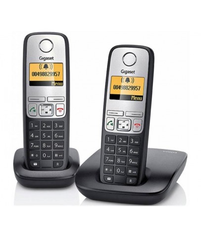 Gigaset A690 Duo 2 li Siyah Telsiz Dect Telefon 100 Rehber Handsfree Işıklı Ekran