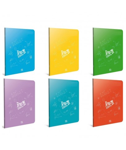 Gıpta Back Tel Dikiş Plastik Kapak Defter A4 40 YP Kareli 4980