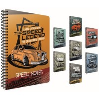 Gıpta Speed Notes SpiralliKarton Kapak Defter A4 80 Yp.çiz.