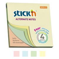 Gıpta Stıckn Yapışkanlı Not Kağıdı Pastel 4 Renk 76x76 100 YP 21821