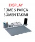 Gıpta Sümen Takımı Dısplay 5 Parca Füme 4-8123000-2071