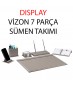 Gıpta Sümen Takımı Dısplay 7 Parca Vizon 4-8120000-2071