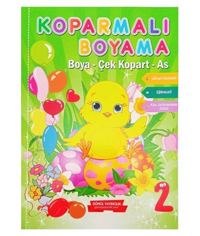 Gönül Koparmalı Boyama Kitabı