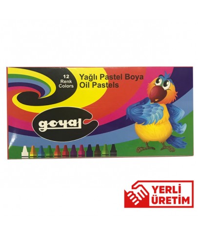 Goyal Pastel Boya Karton 12 Renk Yuvarlak PTL-102