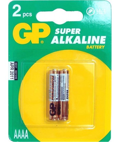 GP AAAA 25A Alkalin İncenin İncesi Pil 2'li Paket GP25A-U2