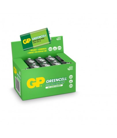 GP Greencel 9V Çinko Pil 10'lu Paket GP1604G-S1