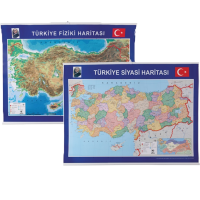 Gülpaş Harita Türkiye Siyasi-Fiziki Çıtalı 70x100 999