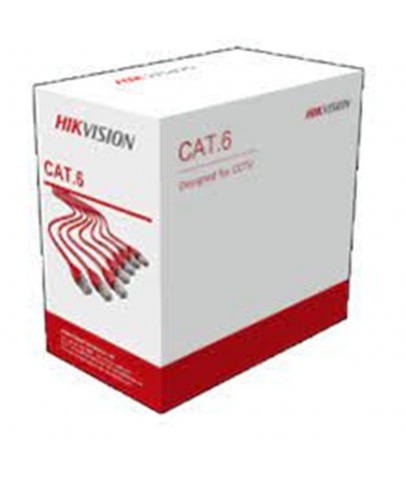 Hikvision DS-1LN6U-G CAT6 UTP Network 305mt Gri Kablo( U-UTP Solid Copper, 0.55 mm, Gray)