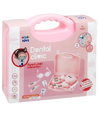 Hobi Toys Çantalı Diş Klinik Seti KızHB-16036