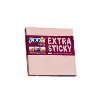 Hopax Stıckn Yapışkanlı Not Kağıdı Extra 90 YP 76x76 Pastel Pembe HE21661