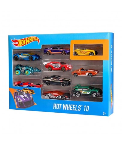 Hot Wheels Araba Seti 10 Lu 54886