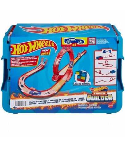 Hot Wheels Track Builder Alev Temalı Akrobasi Seti HMC04