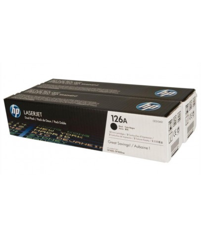 HP 126A Black Siyah Çiftli 1.200 Sayfa Toner CE310AD