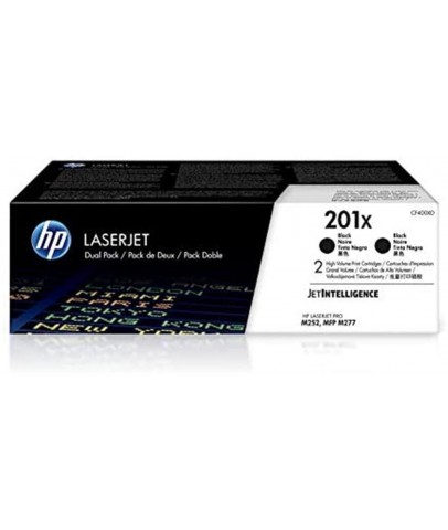 HP 201XD Black Siyah Çiftli Yüksek Kapasite 2.800 Sayfa Toner CF400XD