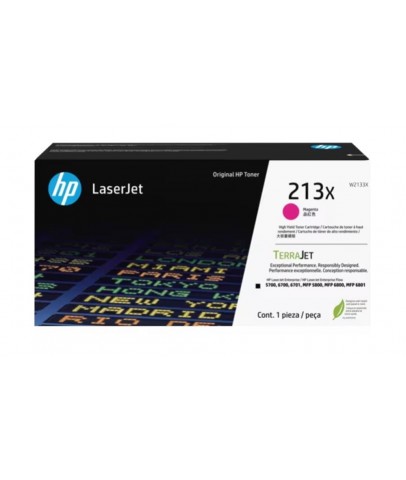 Hp 213X Magenta Kırmızı 6.000 Sayfa Toner W2133X