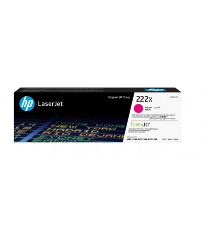 Hp 222X Magenta Kırmızı 2.500 Sayfa Toner W2223X