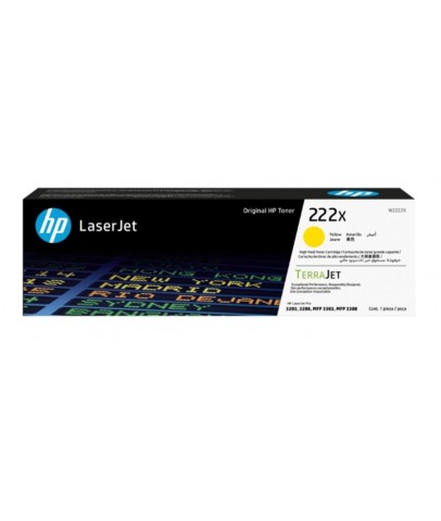 Hp 222X Yellow Sarı 2.500 Sayfa Toner W2222X