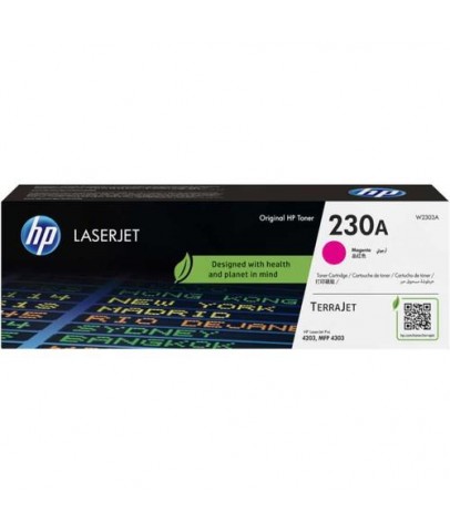 HP 230A Magenta Kırmızı 1.800 Sayfa Toner W2303A