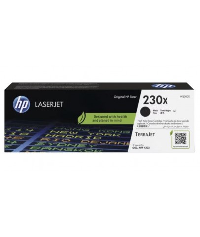 HP 230X Black Siyah 7.500 Sayfa Toner W2300X