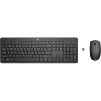 HP 235 1Y4D0AA Siyah Kablosuz Klavye Mouse Seti 2,4 GHz 1600 DPI (2 x AAA (keyboard); 1 x AA Mouse)