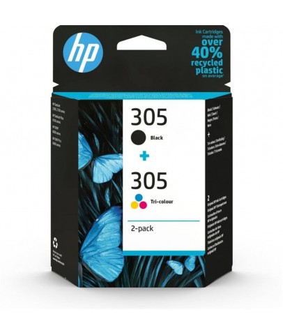 HP 305 Black-Color Siyah-Renkli Multi Paket 6ZD17AE