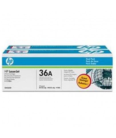 HP 36A Black Siyah Çiftli 2.000 Sayfa Toner CB436AD