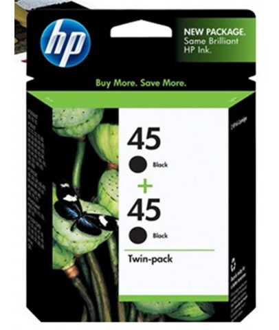 HP 45 Black Siyah 42ML 51645AA 2Lİ Paket Kartuş CC625A