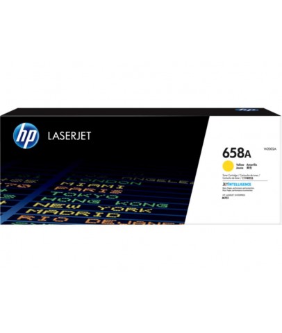 HP 658A Yellow Sarı 6.000 Sayfa Toner W2002A