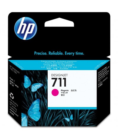 HP 711 Magenta Kırmızı 29ML Plotter Kartuşu CZ131A