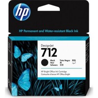 HP 712 Black Siyah 80ML Plotter Kartuşu 3ED71A