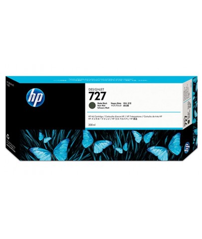 HP 727 Matte Black Mat Siyah 300ML Plotter Kartuşu C1Q12A