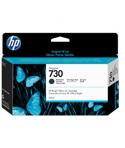 HP 730 Matte Black Mat Siyah 130 Ml Plotter Kartuşu P2V65A