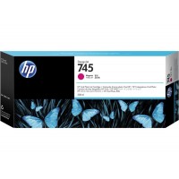 HP 745 Magenta Kırmızı 300ML Plotter Kartuşu F9K01A