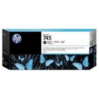 HP 745 Matte Black Mat Siyah 300ML Plotter Kartuşu F9K05A