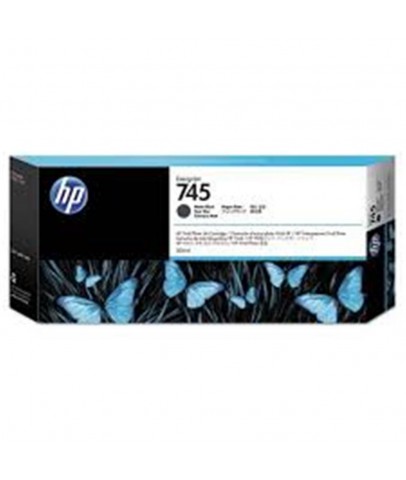 HP 745 Matte Black Mat Siyah 300ML Plotter Kartuşu F9K05A