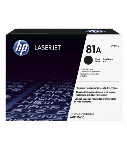 HP 81A Black Siyah 10.000 Sayfa Toner CF281A