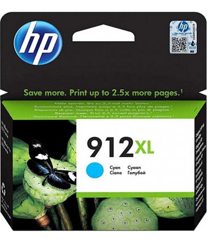 HP 912XL Yüksek Kapasite Cyan Mavi Kartuş 3YL81A