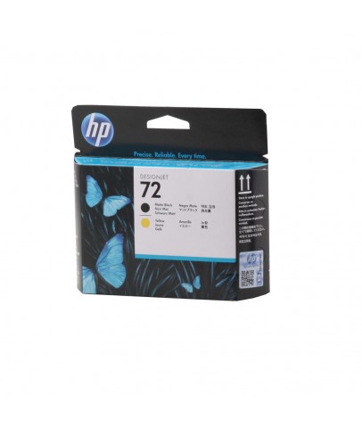 HP  C9384A 72 Matte Black-Yellow Mat Siyah-Sarı Baskı Kafası C9384A