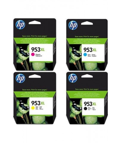 HP L0S70AE + F6U16AE + F6U17AE + F6U18AE 953XL Kartuş Seti