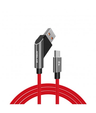 Hytech HY-X215 3A Micro Usb 1m Kırmızı Data + Sarj Kablosu