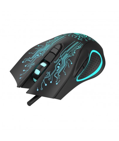 Hytech HY-X8 3200dpı RGB 6 Button  Eagle Siyah Gaming Oyuncu Mouse (1.5 Metre Kablo Uzunluğu)