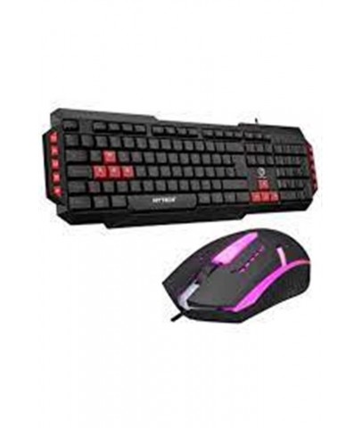 Hytech HYK-46 COMBO  Siyah USB Kırmızı Tuşlu Q Gaming Oyuncu Klavye +mouse set