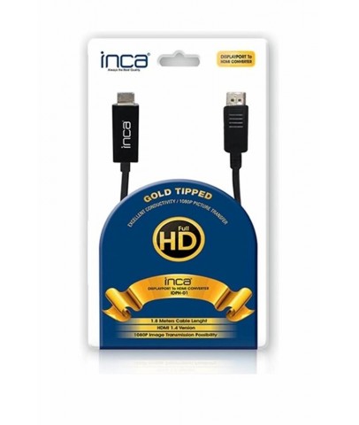 Inca IDPH-01 Displayport To Hdmı 1,8mt